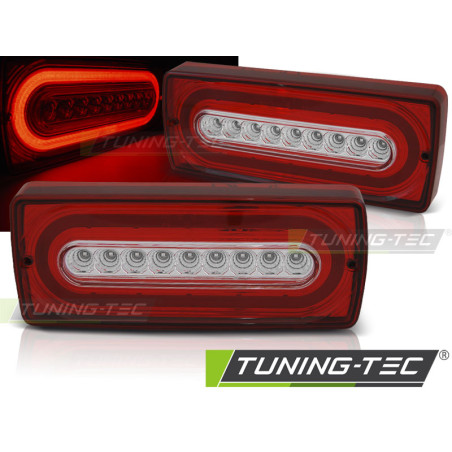 Fanali Posteriori LED Rosso/bianco per Mercedes-Benz W463 G-klasa 1990-2012 (Cod. TT-LDMEB0)