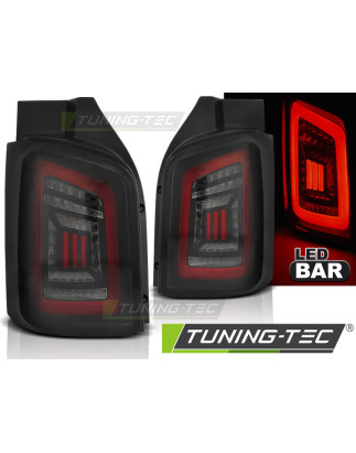 Fanali Posteriori LED Nero per Volkswagen T5 /10-15 Transporter 04/2003-2009 (Cod. TT-LDVWH8)