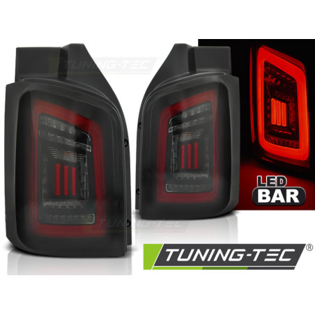 Fanali Posteriori LED Nero per Volkswagen T5 /10-15 04/2003-2009 (Cod. TT-LDVWH6)