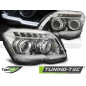 Fari Anteriori Cromato per Mercedes-Benz Glk X204 06/2008-08/2012 (Cod. TT-LPMEB8)