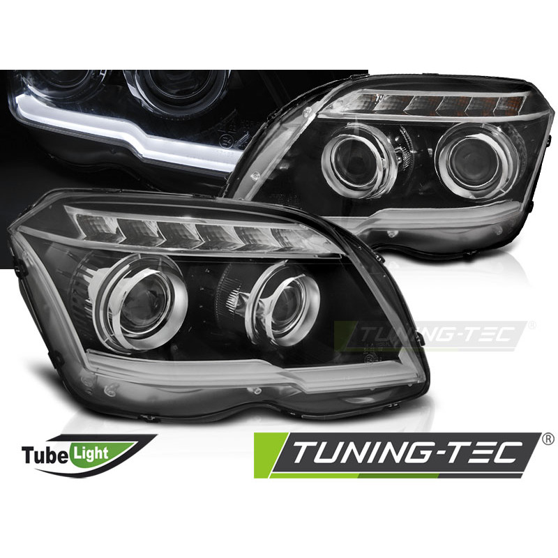 Fari Anteriori Nero per Mercedes-Benz Glk X204 06/2008-08/2012 (Cod. TT-LPMEB9)
