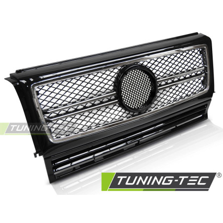 Griglia Frontale Cromato Nero per Mercedes-Benz W463 1990-2012 (Cod. TT-GRME27)
