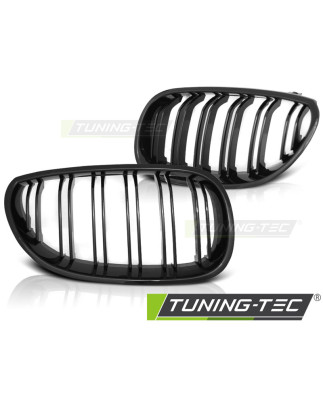 Griglia Frontale Nero Lucido Doppia Barra Nero per BMW E60/E61 07/2003-2010 (Cod. TT-GRBM93)