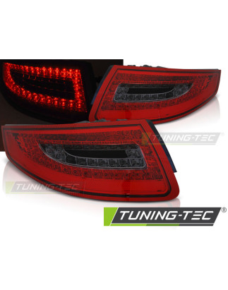 Fanali Posteriori LED Rosso Fumé per Porsche 911 997 2004-2009 (Cod. TT-LDPO19)