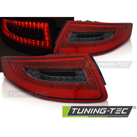 Fanali Posteriori LED Rosso Fumé per Porsche 911 997 2004-2009 (Cod. TT-LDPO19)