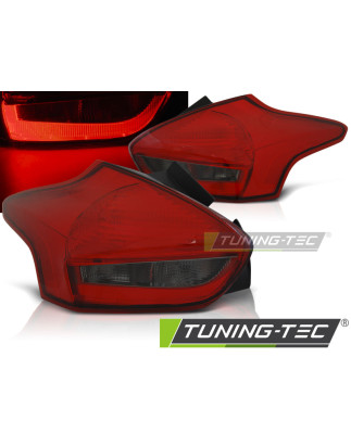 Fanali Posteriori LED Rosso Fumé per Ford Focus 3 2015-2018 (Cod. TT-LDFO54)