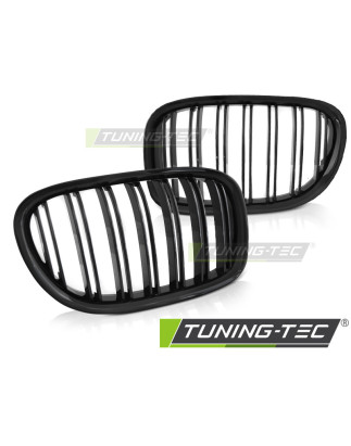Griglia Frontale Nero Lucido Doppia Barra Nero per BMW Serie 7 F01 2009-2015 (Cod. TT-GRBMB0)