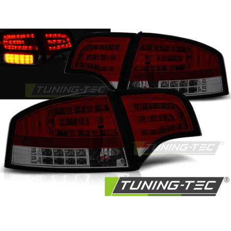 Fanali Posteriori LED Rosso Fumé per Audi A4 B7 11/2004-03/2008 (Cod. TT-LDAUG8)