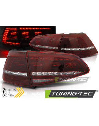 Fanali Posteriori LED Rosso/bianco per Volkswagen Golf 7 2013-2017 (Cod. TT-LDVWE3)