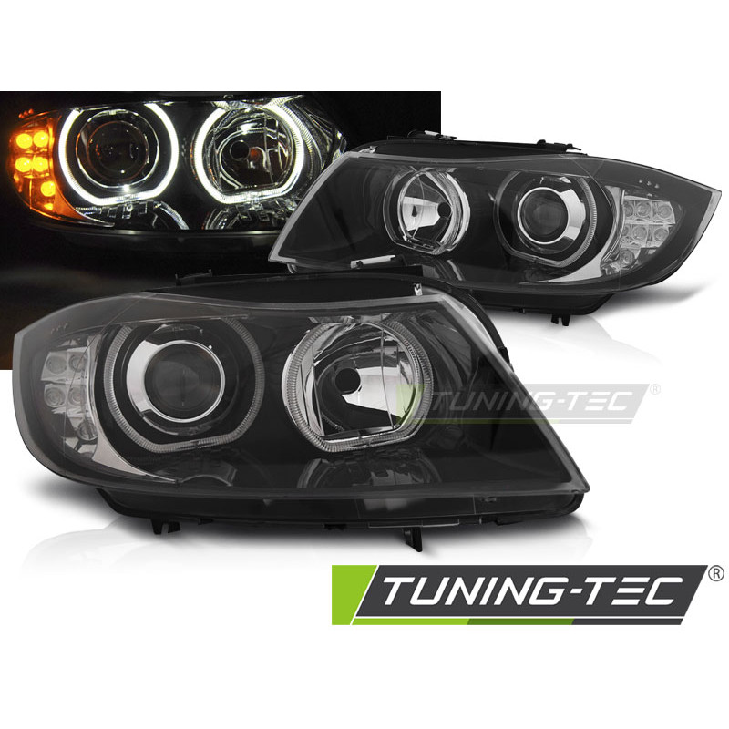 Fari Anteriori Angel Eyes per BMW E90/E91 03/2005-2011 (Cod. TT-LPBMJ1)