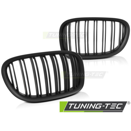Griglia Frontale Doppia Barra Nero per BMW Serie 7 F01 2009-2015 (Cod. TT-GRBMA9)