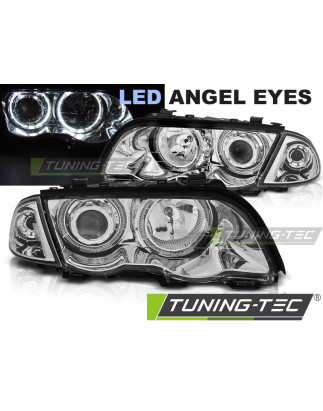 Fari Anteriori Angel Eyes per BMW E46 S/t 05/1998-08/2001 (Cod. TT-LPBMG0)