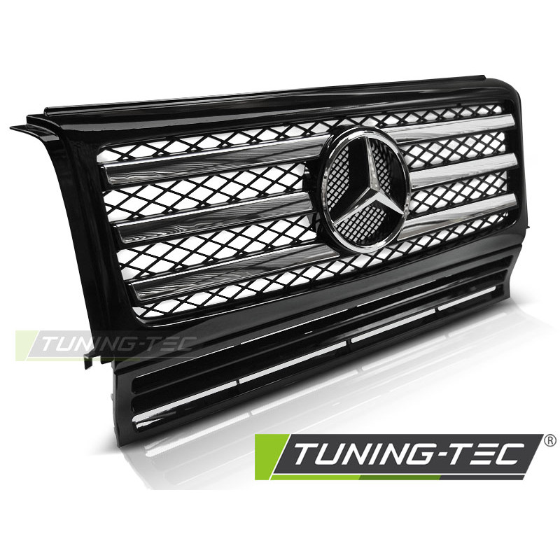 Griglia Frontale Cromato Nero per Mercedes-Benz W463 1990-2012 (Cod. TT-GRME26)