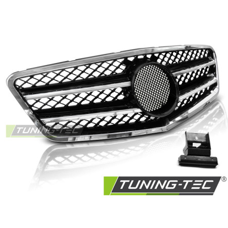 Griglia Frontale Cromato Nero per Mercedes-Benz W212 2009-2013 (Cod. TT-GRME24)