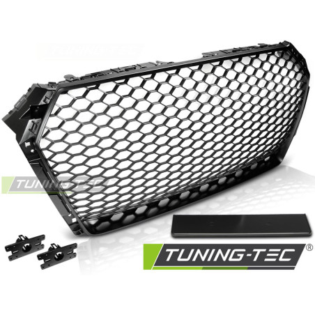 Griglia Frontale Nero per Audi A4 B9 2015-2019 (Cod. TT-GRAU46)