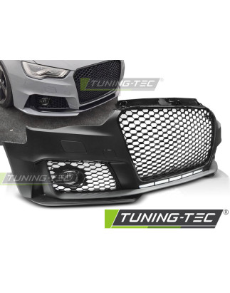 Paraurti Anteriore Nero Lucido Nero per Audi A3 2012-2016 (Cod. TT-ZPAU24)