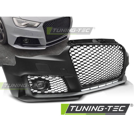 Paraurti Anteriore Nero Lucido Nero per Audi A3 2012-2016 (Cod. TT-ZPAU24)