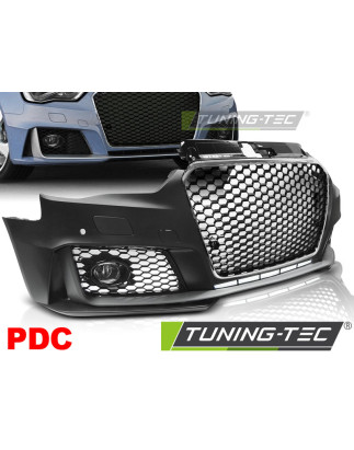 Paraurti Anteriore Cromato Nero per Audi A3 2012-2016 (Cod. TT-ZPAU27)