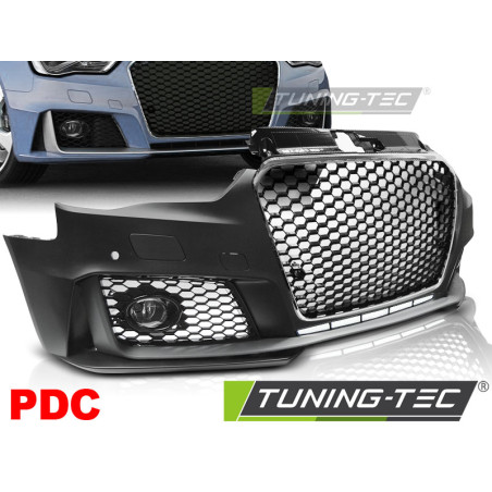 Paraurti Anteriore Cromato Nero per Audi A3 2012-2016 (Cod. TT-ZPAU27)