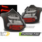 Fanali Posteriori LED Nero per Ford Focus 3 Seq Ind. 2011-10/2014 (Cod. TT-LDFO59)
