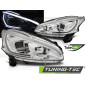Fanali Posteriori Cromato per Peugeot 208 04/2012-06/2015 (Cod. TT-LPPE30)
