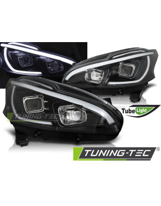 Fanali Posteriori Nero per Peugeot 208 2012-2015 (Cod. TT-LPPE31)