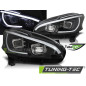 Fanali Posteriori Nero per Peugeot 208 2012-2015 (Cod. TT-LPPE31)