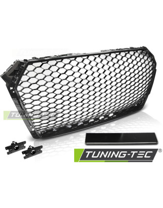 Griglia Frontale Nero Lucido Nero per Audi A4 B9 2015-2019 (Cod. TT-GRAU47)