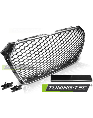 Griglia Frontale Cromato Nero per Audi A4 B9 2015-2019 (Cod. TT-GRAU49)