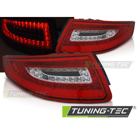 Fanali Posteriori LED Rosso/bianco per Porsche 911 997 2004-2009 (Cod. TT-LDPO18)