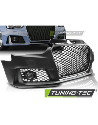 Paraurti Anteriore Cromato Nero per Audi A3 2012-2016 (Cod. TT-ZPAU26)