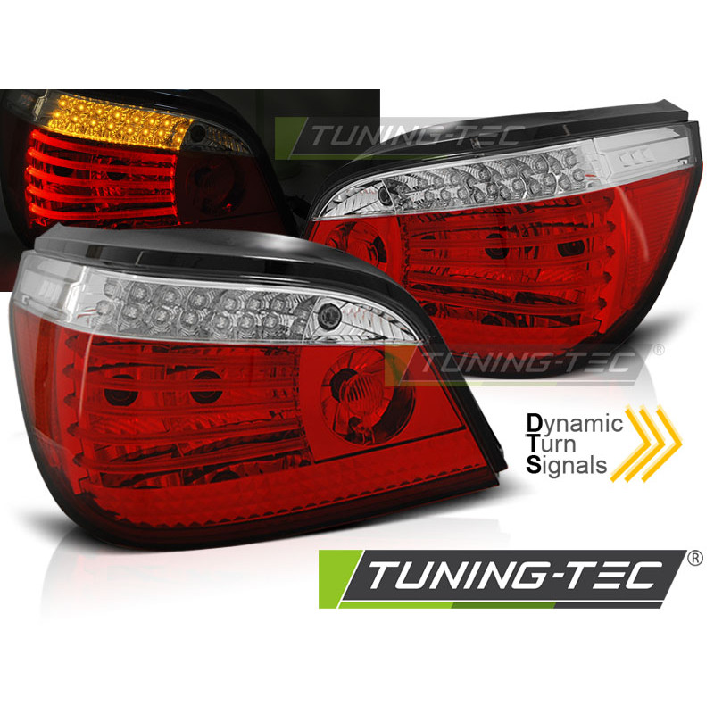 Fanali Posteriori LED Rosso/bianco per BMW Serie 5 E60 07/2003-2007 (Cod. TT-LDBMG2)