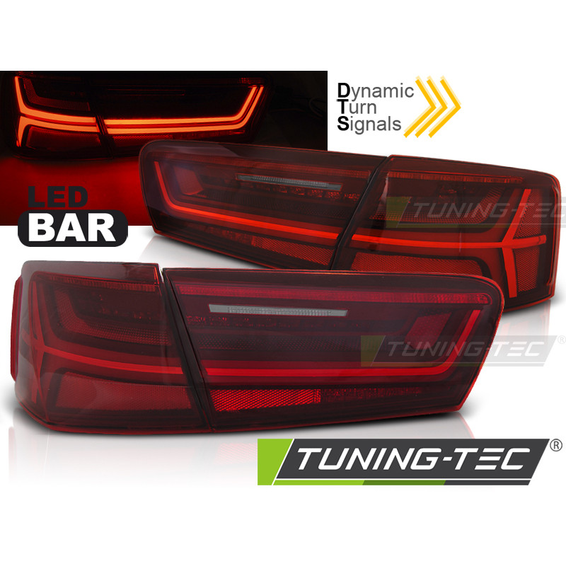 Fanali Posteriori LED Rosso/bianco per Audi A6 C7 Limousine 2011-2014 (Cod. TT-LDAUG0)