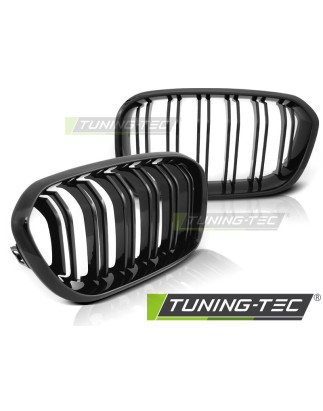 Griglia Frontale Nero Lucido Doppia Barra Nero per BMW F20 F21 Lci 2015-2018 (Cod. TT-GRBM99)