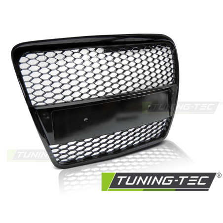 Griglia Frontale Nero Lucido Nero per Audi A6 C6 04/2004-2008 (Cod. TT-GRAU29)