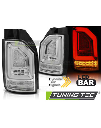 Fanali Posteriori LED Cromato per Volkswagen T6 OEM Bulb 2015-2019 (Cod. TT-LDVWJ1)