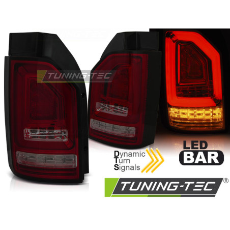 Fanali Posteriori LED Rosso Fumé per Volkswagen T6 OEM 2015-2019 (Cod. TT-LDVWJ8)