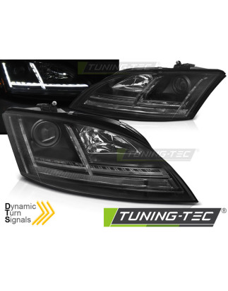 Fari Anteriori LED Nero per Audi Tt 8J 2006-2010 (Cod. TT-LPAUE1)