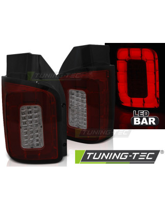 Fanali Posteriori LED Rosso Fumé per Volkswagen T6 Transporter 2015-2019 (Cod. TT-LDVWJ0)