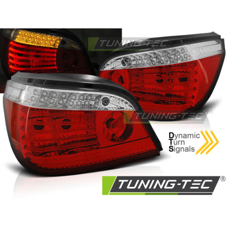 Fanali Posteriori LED Rosso/bianco per BMW E60 Lci 03/2007-12/2009 (Cod. TT-LDBMG5)
