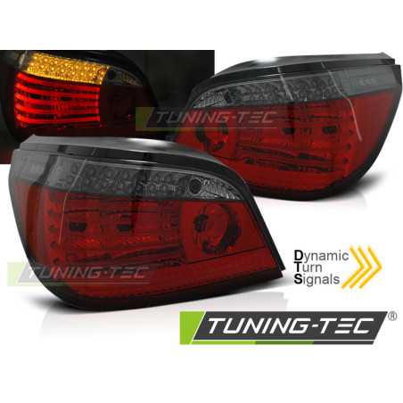 Fanali Posteriori LED Rosso Fumé per BMW E60 Lci 03/2007-12/2009 (Cod. TT-LDBMG6)