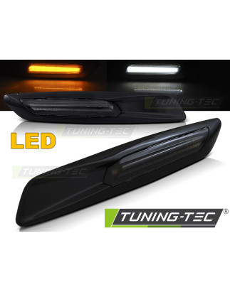 Indicatori Laterali LED Nero Lucido Nero per BMW E60/E90/E92/E82 (Cod. TT-KBBM34)