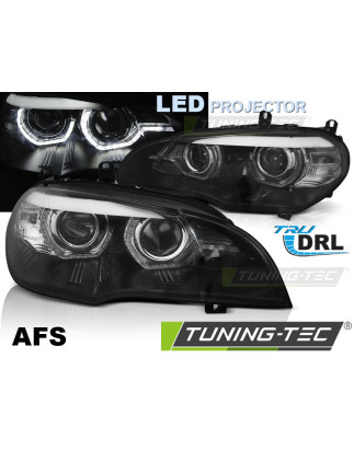 Fari Anteriori Angel Eyes per BMW X5 E70 Xenon OEM 2007-2013 (Cod. TT-LPBMN8)