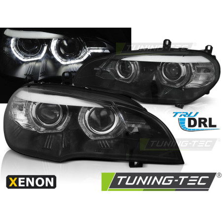 Fari Anteriori Angel Eyes per BMW X5 E70 2007-2010 (Cod. TT-LPBMJ8)