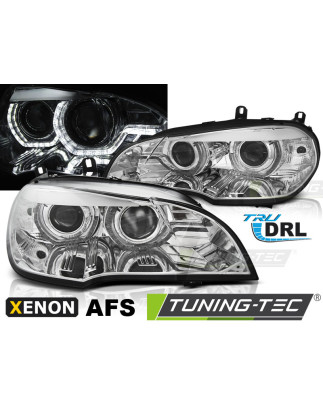 Fari Anteriori Angel Eyes per BMW X5 E70 2007-2010 (Cod. TT-LPBMJ9)