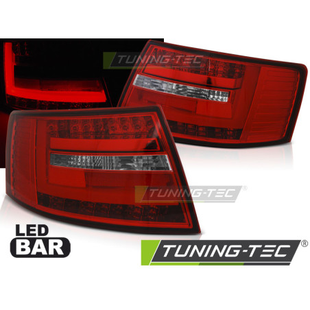 Fanali Posteriori LED per Audi A6 C6 6-PIN 04/2004-2008 (Cod. TT-LDAUG2)