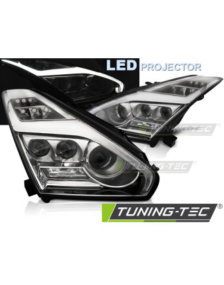 Fanali Posteriori LED Cromato per Nissan Gt-r 2008-11/2013 (Cod. TT-LPNI07)