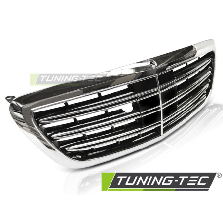 Griglia Frontale per Mercedes-Benz S-class W222 With Night View 2013-2020 (Cod. TT-GRME40)