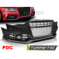 Paraurti Anteriore Cromato Nero per Audi A5 2011-2016 (Cod. TT-ZPAU29)