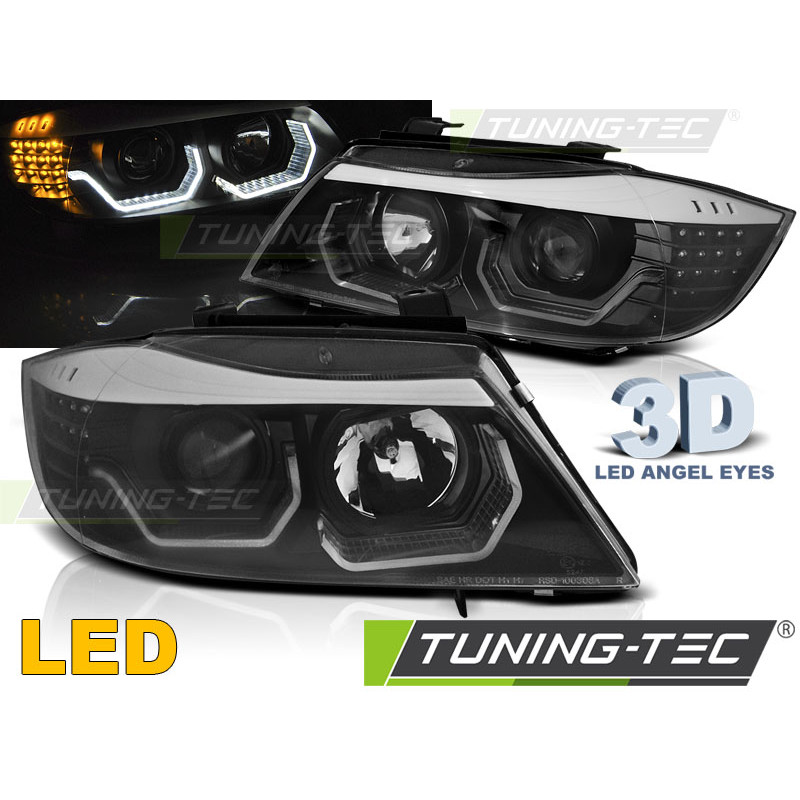 Fari Anteriori Angel Eyes per BMW E90/E91 2005-2008 (Cod. TT-LPBMK8)